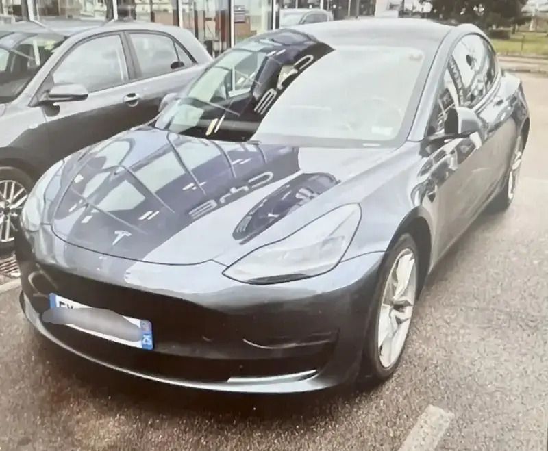 Gris Utilisé 2021 Tesla Model 3 Long Range Berline | 24 490 € (Super prix) - Image 1/4