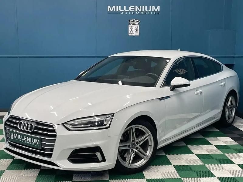 Blanc Occasion 2019 Audi A5 S-Line Berline | 25 990 € - Image 1/4