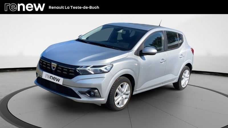 Gris Utilisé 2021 Dacia Sandero Comfort Citadine | 12 990 € (Prix juste) - Image 1/4
