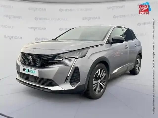 Gris Utilisé 2021 Peugeot 3008 Allure SUV | 20 499 € (Bon prix) - Image 1/4