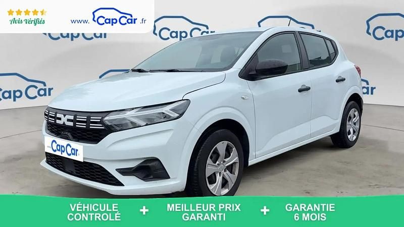 Blanc Utilisé 2023 Dacia Sandero Essentiel Citadine | 12 490 € (Bon prix) - Image 1/4