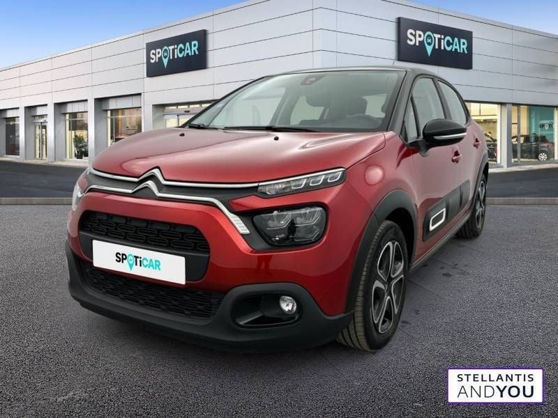 Rouge Utilisé 2021 Citroën C3 Feel Citadine | 9 490 € (Prix juste) - Image 1/3