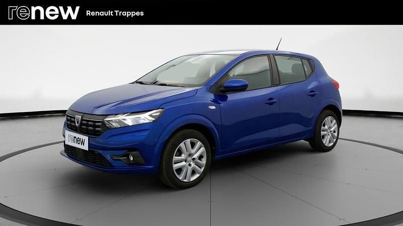 Bleu Utilisé 2021 Dacia Sandero Comfort Citadine | 12 490 € (Prix juste) - Image 1/4