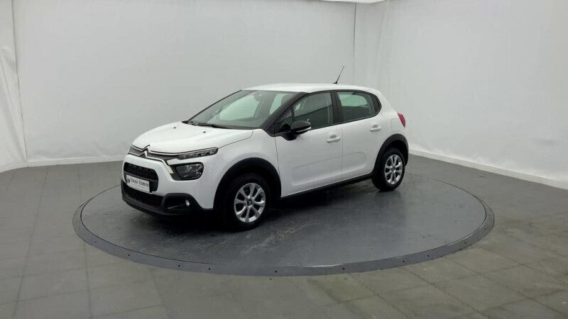 Blanc Utilisé 2022 Citroën C3 Feel Citadine | 11 590 € (Prix juste) - Image 1/4