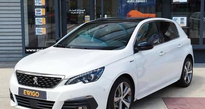 Blanc Utilisé 2019 Peugeot 308 GT-line Berline | 16 990 € (Prix assez cher) - Image 1/4