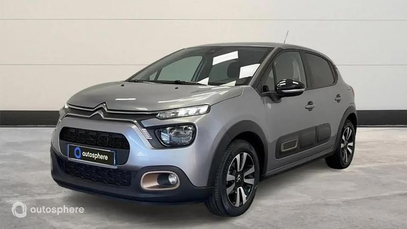 Gris Utilisé 2022 Citroën C3 PureTech Citadine | 10 299 € (Prix juste) - Image 1/4