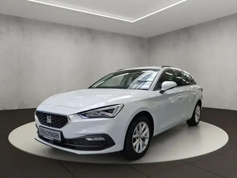 Blanc Utilisé 2022 Seat Leon Style Break | 23 200 € (Prix juste) - Image 1/4
