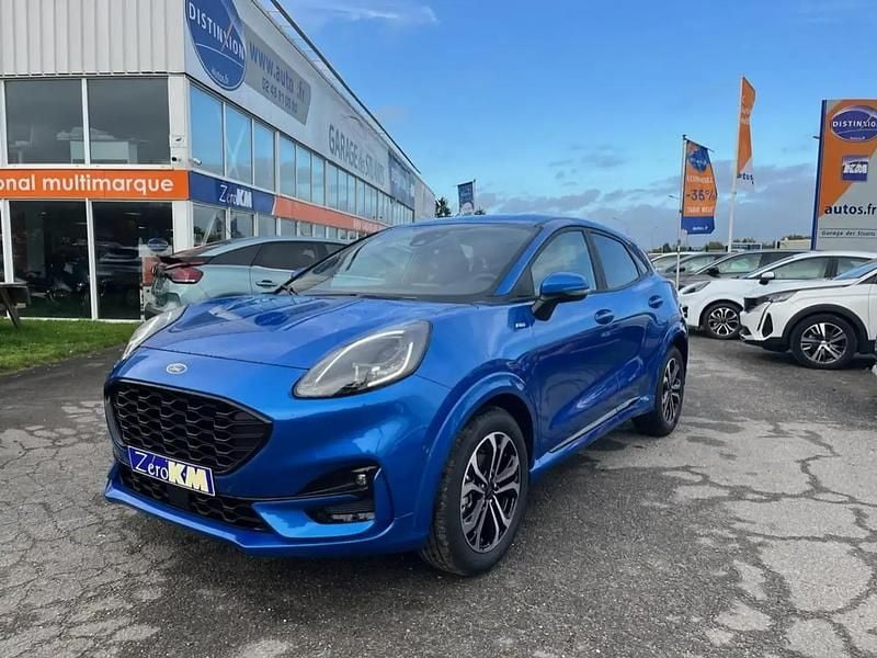 Bleu Utilisé 2022 Ford Puma ST-Line SUV | 18 980 € (Prix juste) - Image 1/4