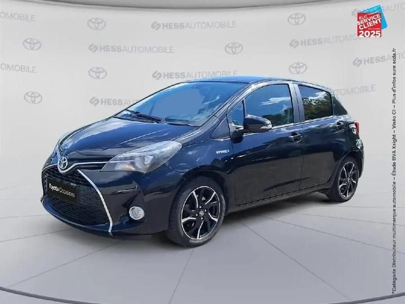 Noir Utilisé 2016 Toyota Yaris Hybrid Design Berline | 9 499 € (Bon prix) - Image 1/4