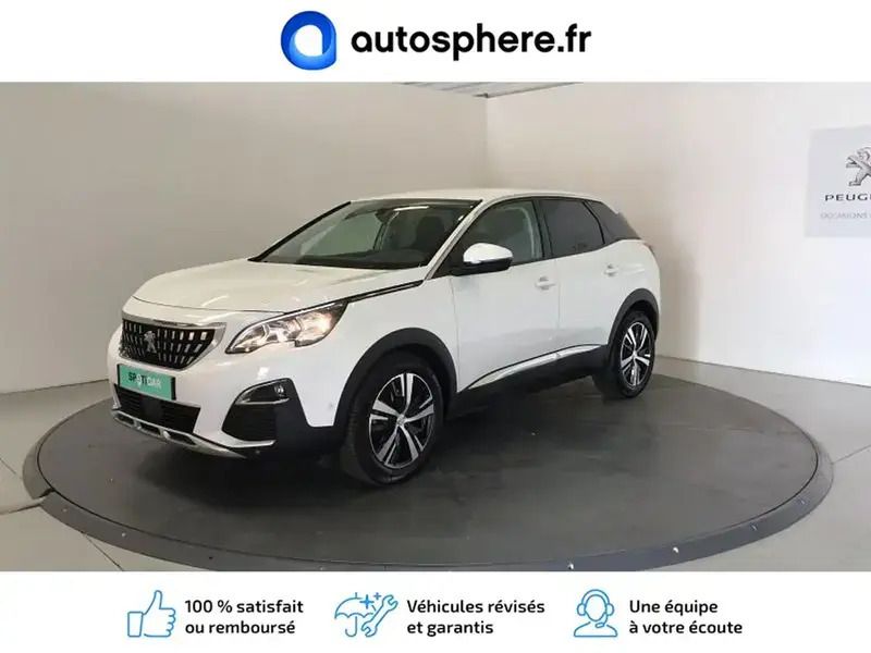 Gris Utilisé 2018 Peugeot 3008 Allure SUV | 23 980 € - Image 1/4