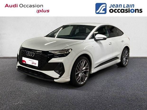Blanc Utilisé 2022 Audi Q4 e-tron S-Line SUV | 42 990 € (Prix juste) - Image 1/4