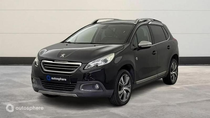 Noir Utilisé 2015 Peugeot 2008 Allure SUV | 11 299 € (Prix juste) - Image 1/4