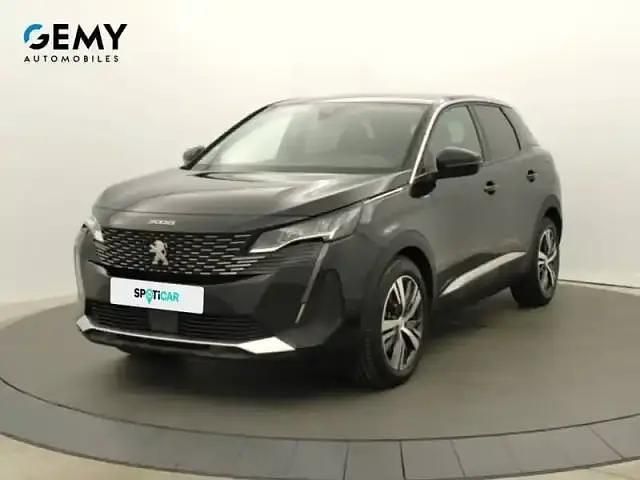 Noir Utilisé 2021 Peugeot 3008 Allure | 22 970 € (Prix juste) - Image 1/4