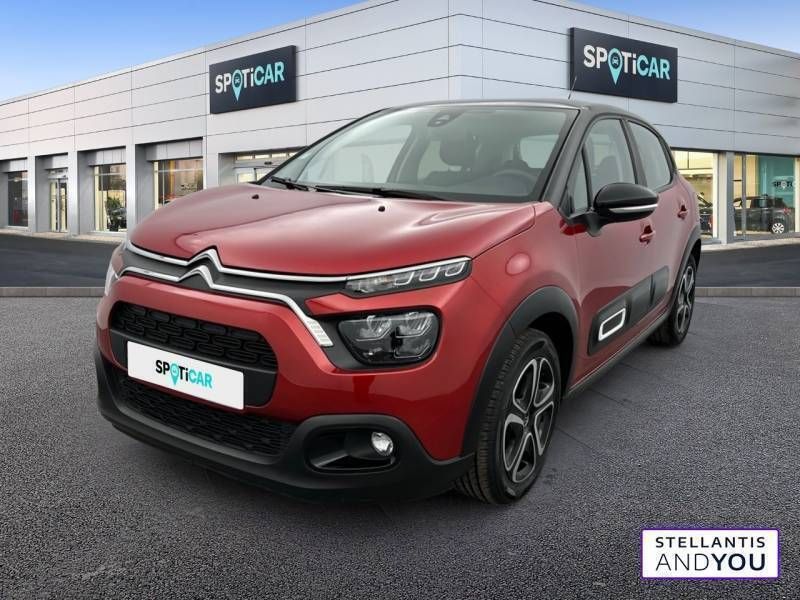 Rouge Utilisé 2020 Citroën C3 Feel Citadine | 9 690 € (Prix juste) - Image 1/3