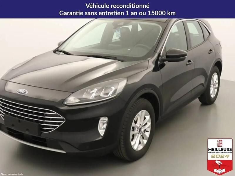 Noir Utilisé 2022 Ford Kuga Titanium SUV | 25 374 € (Prix juste) - Image 1/4