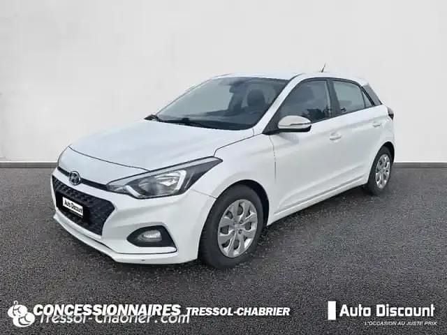 Blanc Utilisé 2019 Hyundai i20 Citadine | 12 530 € (Prix assez cher) - Image 1/4
