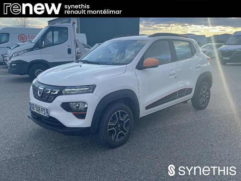 Blanc Occasion 2021 Dacia Spring Comfort Plus Citadine | 8 790 € - Image 1/4