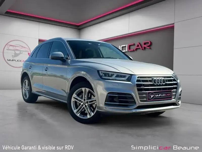 Gris Utilisé 2020 Audi Q5 S-Line SUV | 33 490 € (Prix juste) - Image 1/4