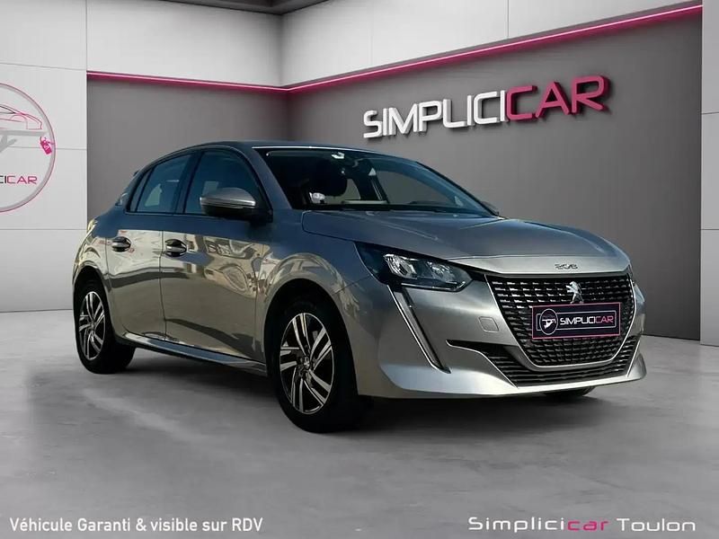 Gris Utilisé 2020 Peugeot 208 Allure Citadine | 13 480 € (Prix juste) - Image 1/4
