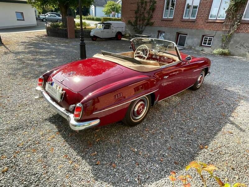 Occasion Mercedes 190 105 ch (77 kW) 1956 Rouge Berline