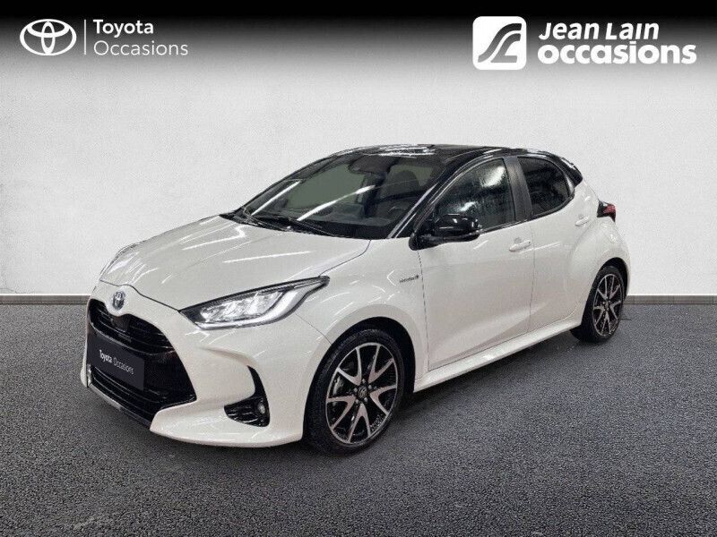 Blanc Utilisé 2021 Toyota Yaris Hybrid Citadine | 19 890 € (Prix assez cher) - Image 1/4