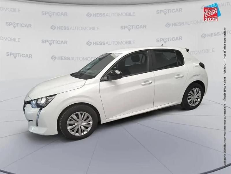 Blanc Utilisé 2022 Peugeot 208 Active Citadine | 11 999 € (Bon prix) - Image 1/4