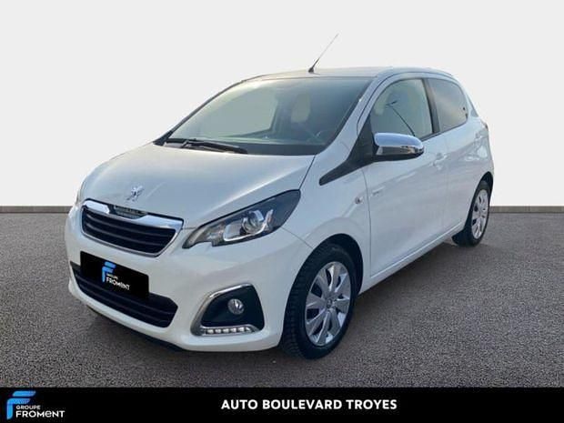 Blanc Utilisé 2021 Peugeot 108 Style Citadine | 10 900 € (Prix juste) - Image 1/4