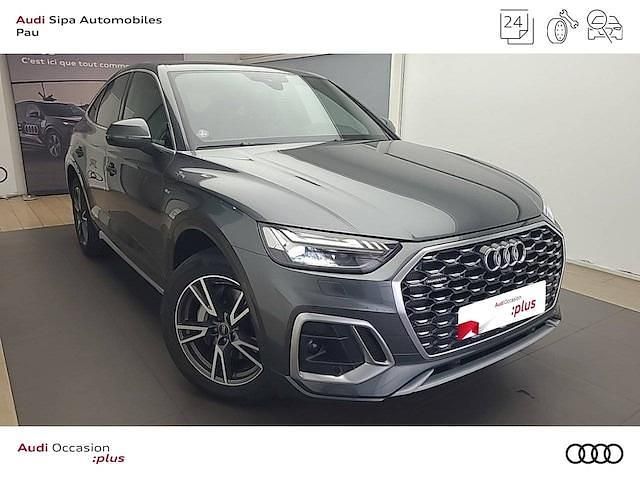 Gris daytona nacré Utilisé 2024 Audi Q5 Sportback S-Line SUV | 56 990 € (Bon prix) - Image 1/4