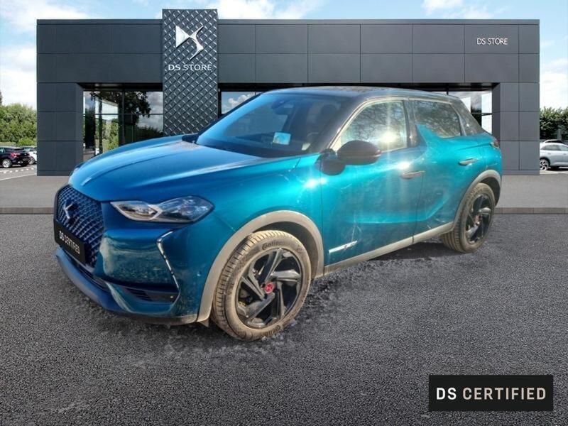 Bleue Utilisé 2021 DS Automobiles DS3 Crossback E-Tense Performance Line Plus SUV | 18 999 € (Prix juste) - Image 1/4