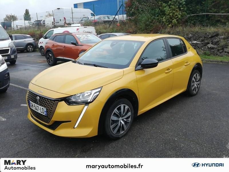 Jaune Utilisé 2023 Peugeot e-208 Active Citadine | 19 990 € (Prix juste) - Image 1/3