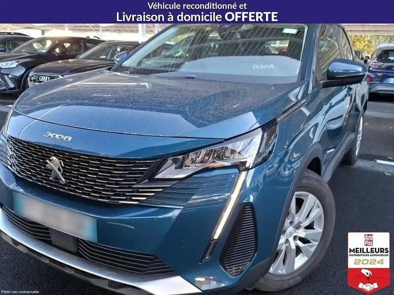 Bleu Occasion 2021 Peugeot 3008 Active SUV | 18 900 € (Prix juste) - Image 1/4