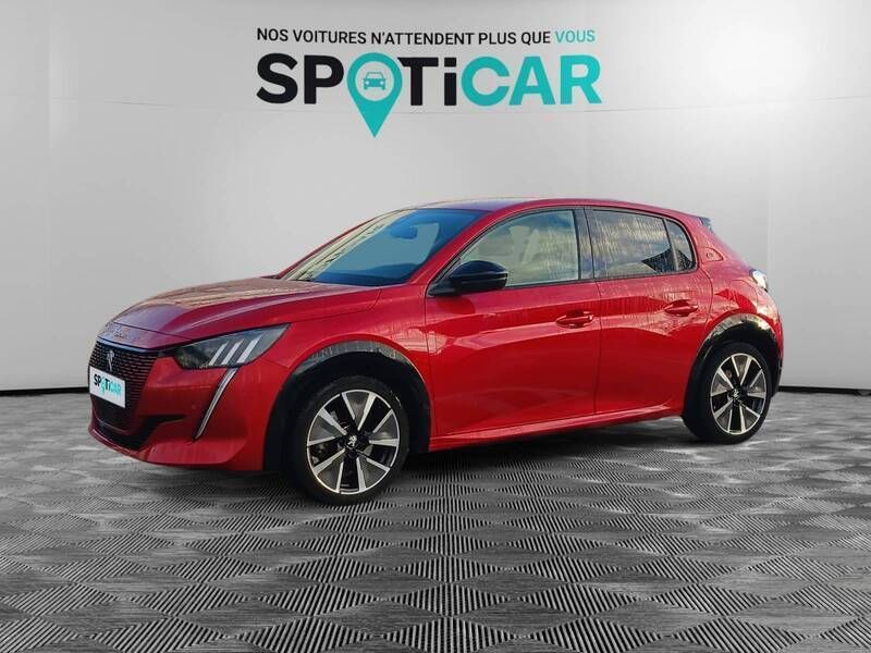 Rouge Utilisé 2020 Peugeot e-208 Citadine | 16 990 € (Prix cher) - Image 1/3
