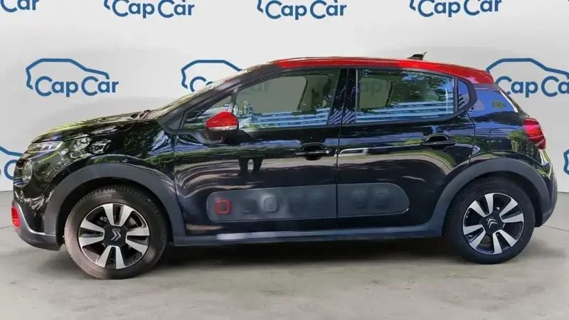 Noir Utilisé 2019 Citroën C3 PureTech Citadine | 7 990 € (Bon prix) - Image 1/2