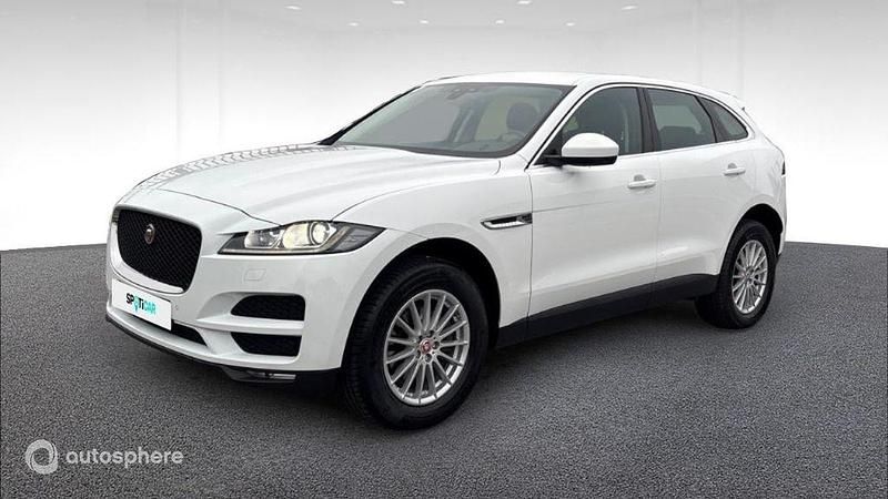 Blanc Utilisé 2018 Jaguar F-Pace Prestige SUV | 22 980 € (Bon prix) - Image 1/4
