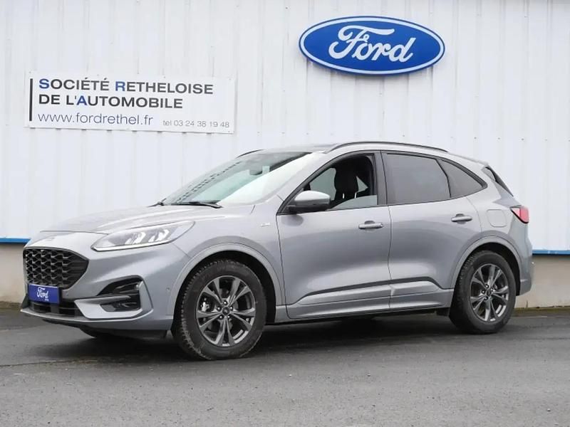 Gris Utilisé 2021 Ford Kuga Business Edition SUV | 22 990 € (Prix juste) - Image 1/4
