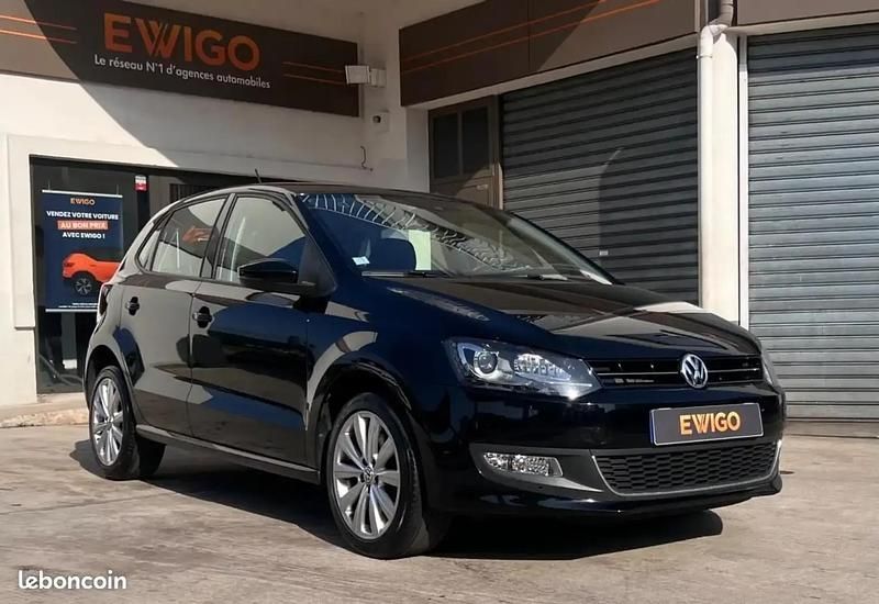 Noir Utilisé 2013 VW Polo Sportline Citadine | 9 490 € (Prix juste) - Image 1/4