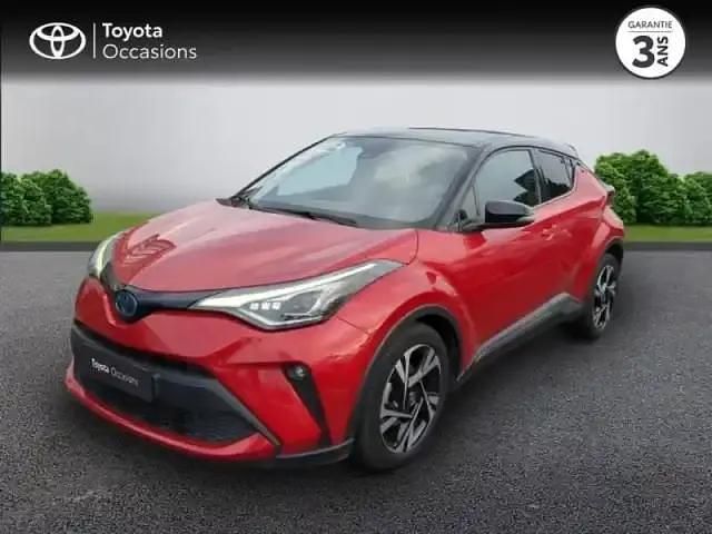 Rouge intense métallisé biton Occasion 2022 Toyota C-HR SUV | 23 480 € (Prix juste) - Image 1/4