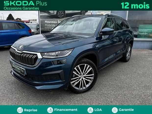 Bleu Utilisé 2022 Skoda Kodiaq LAURIN & KLEMENT SUV | 36 980 € (Prix juste) - Image 1/4
