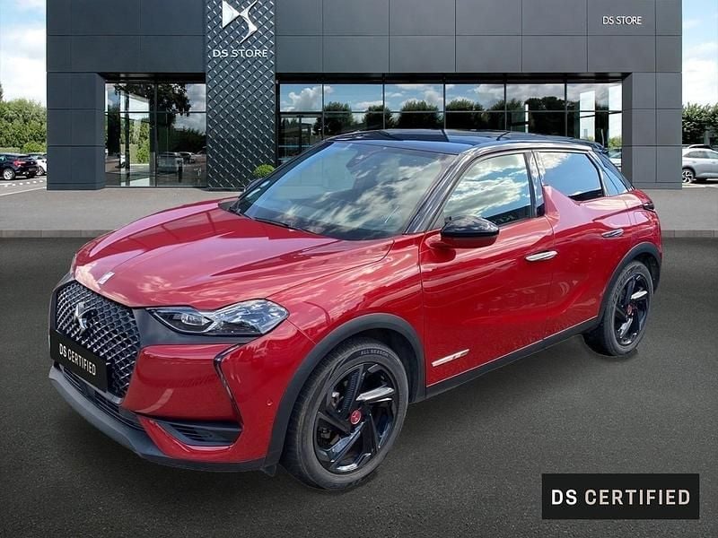 Rouge Utilisé 2021 DS Automobiles DS3 Crossback E-Tense Performance Line Plus SUV | 16 499 € (Bon prix) - Image 1/4