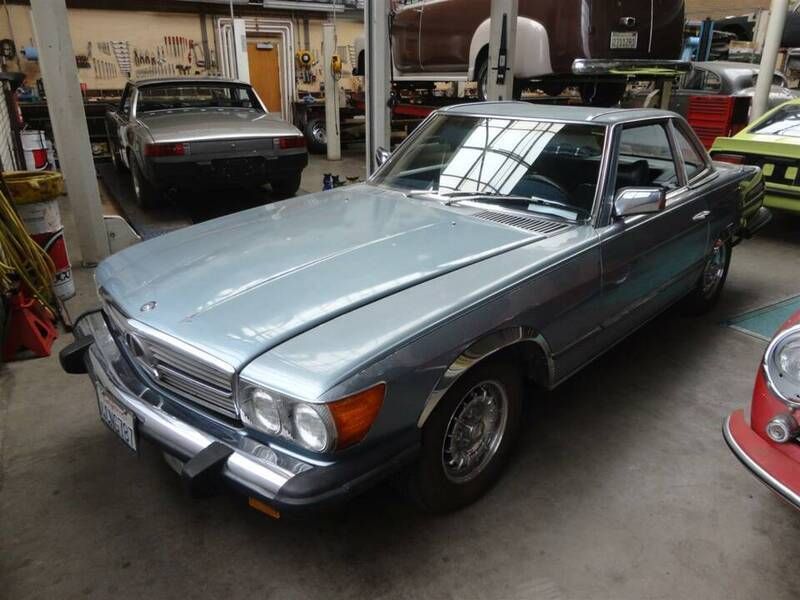 Bleu Utilisé 1978 Mercedes SL450 Cabriolet | 13 850 € - Image 1/4