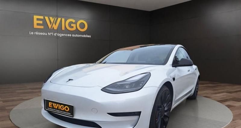 Blanc Utilisé 2021 Tesla Model 3 Performance Berline | 28 990 € (Bon prix) - Image 1/4