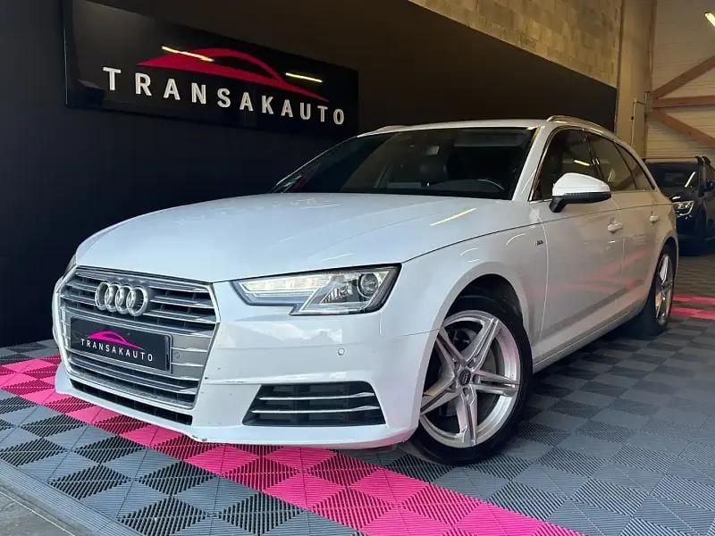 Blanc Utilisé 2017 Audi A4 S-Line Break | 15 490 € (Prix cher) - Image 1/4