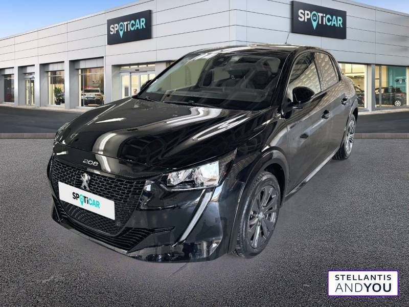 Noir Utilisé 2022 Peugeot e-208 Allure Citadine | 18 490 € (Prix juste) - Image 1/3