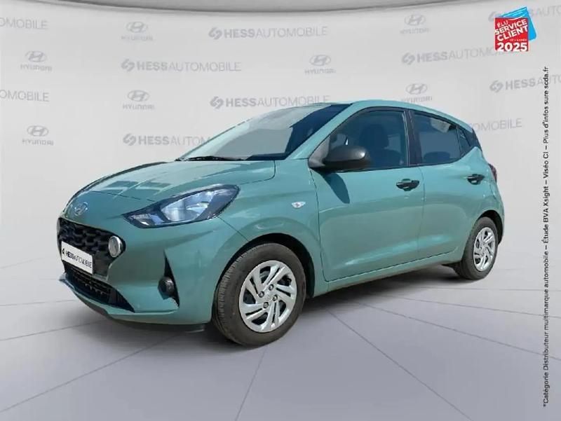 Vert Utilisé 2023 Hyundai i10 Eco Citadine | 12 299 € (Prix juste) - Image 1/4