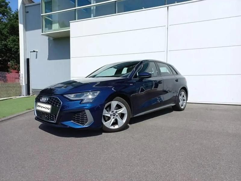 Blanc Utilisé 2021 Audi A3 S-Line Berline | 25 900 € (Prix juste) - Image 1/4
