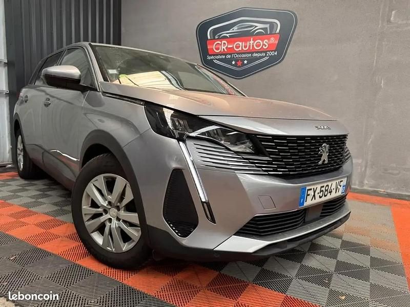 Gris Utilisé 2021 Peugeot 5008 Business-Line Monospace | 19 990 € - Image 1/4