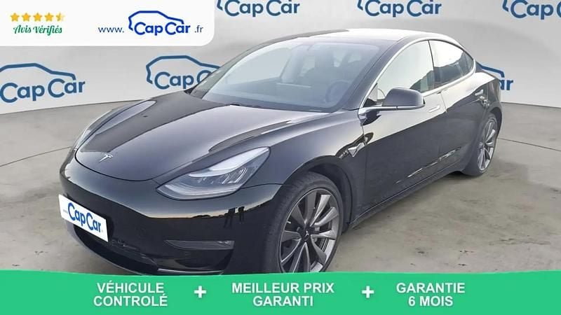Noir Occasion 2019 Tesla Model 3 Performance Berline | 23 590 € - Image 1/4