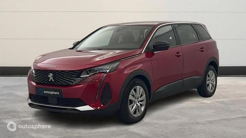 Rouge Utilisé 2022 Peugeot 5008 Active Monospace | 22 299 € (Super prix) - Image 1/4