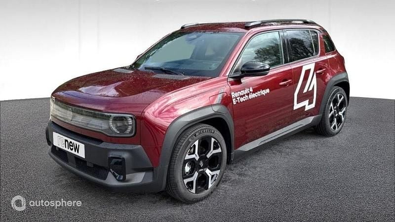 Rouge Occasion 2025 Renault 4 E-Tech Techno SUV | 32 480 € (Bon prix) - Image 1/4