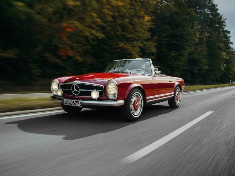 Rouge Occasion 1969 Mercedes SL280 Cabriolet | 285 000 € - Image 1/3